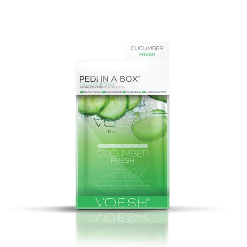 Pedi in a Box deluxe ( FODPLEJE 4 STEPS ) - Cucumber fresh Gua-sha.dk