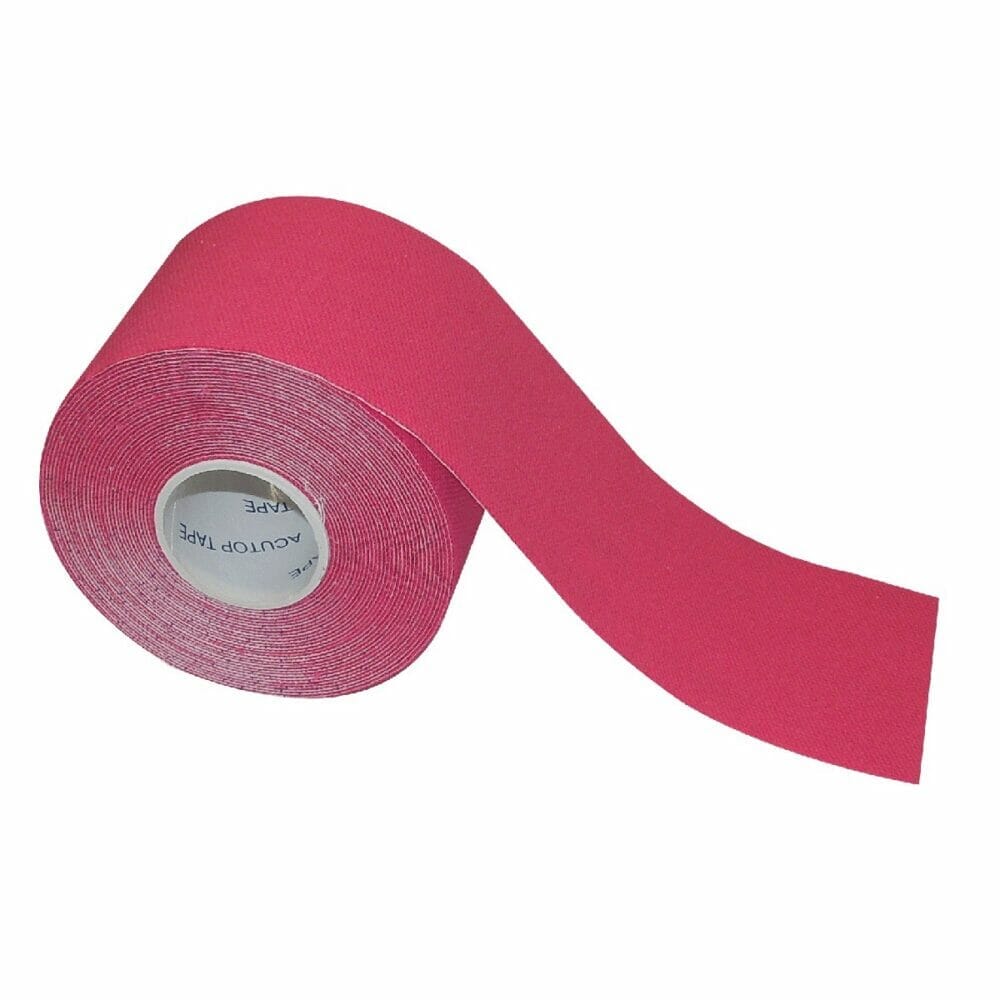Smooth wrinkle tape ( Kinesiotape ) 5 cm - Pink Gua-sha.dk