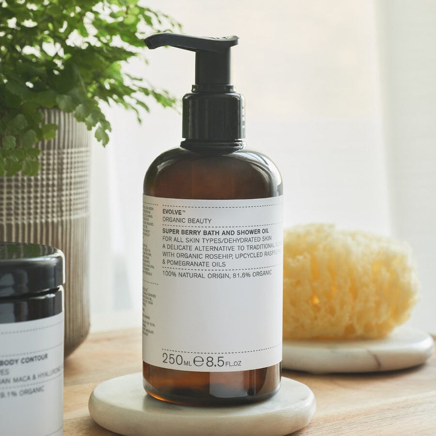 Evolve Super Berry Bath & Shower Oil, 250 ml Gua-sha.dk