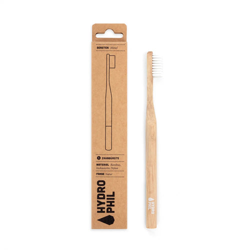 Bambus tandbørste - medium