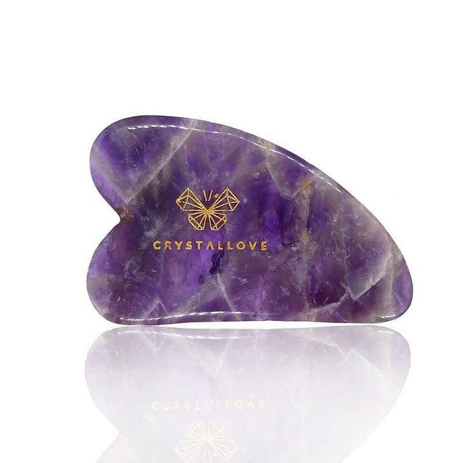 Crystallove Gua Sha - Amethyst gua sha Gua-sha.dk