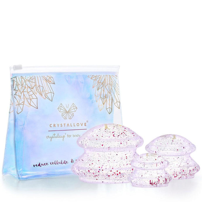 Cuppingsæt til kroppen fra Crystallove cupping sæt Gua-sha.dk