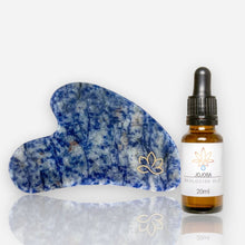 Indlæs billede til gallerivisning Gua Sha kit, Blue jasper - gua-sha.dk Gua-sha.dk
