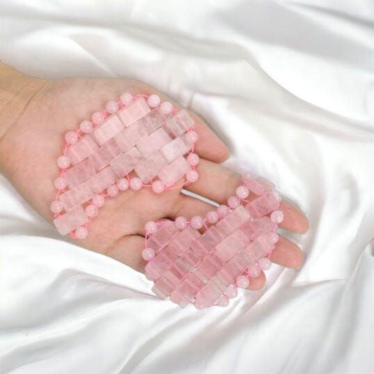 Rosakvarts - Øjenmasker - 2 stk Gua-sha.dk