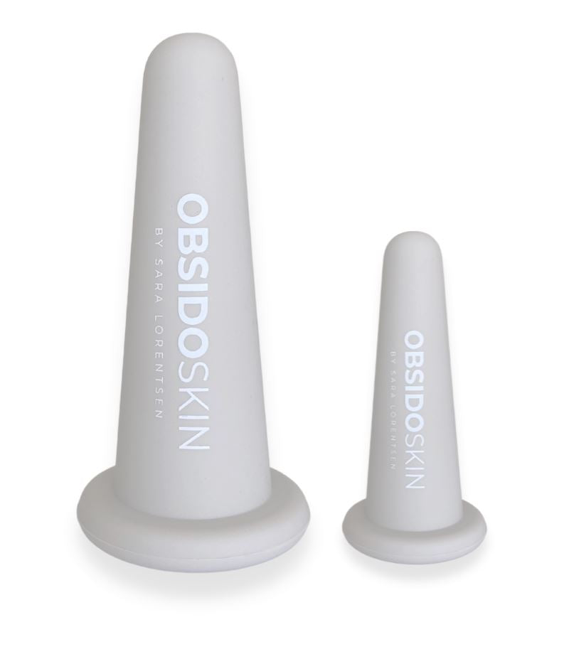 Obsidoskin Cupping set - 2 stk Gua-sha.dk