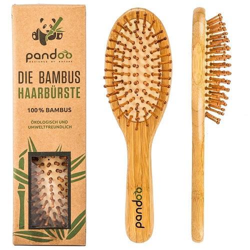 PANDOO - økologisk bambus hårbørste Gua-sha.dk
